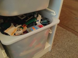 Lego Storage in Ikea Bins