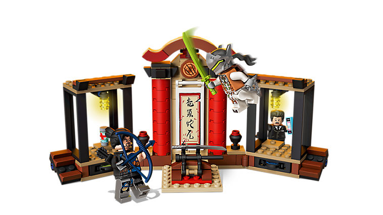 The Hanamura dojo from the LEGO Overwatch Series