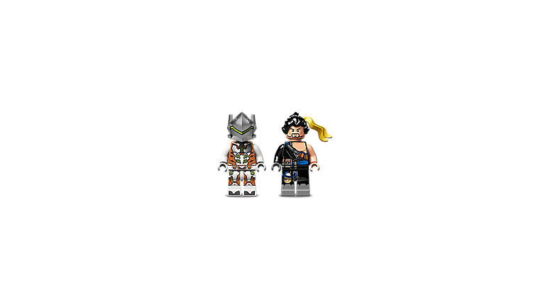 Hanzo and Genji LEGO Overwatch Minifigures