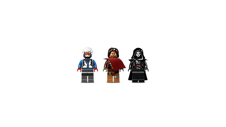 Overwatch Minifigs: Soldier: 76, Reaper and McCree