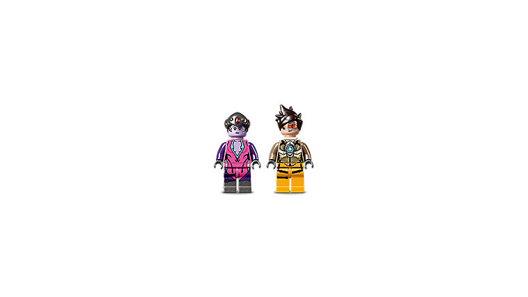 LEGO Overwatch Tracer and Widowmaker Minifigs