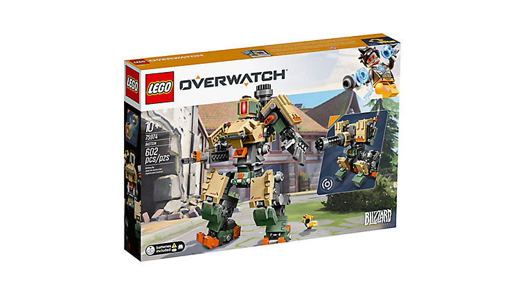 The Lego Overwatch Bastion Box official Image