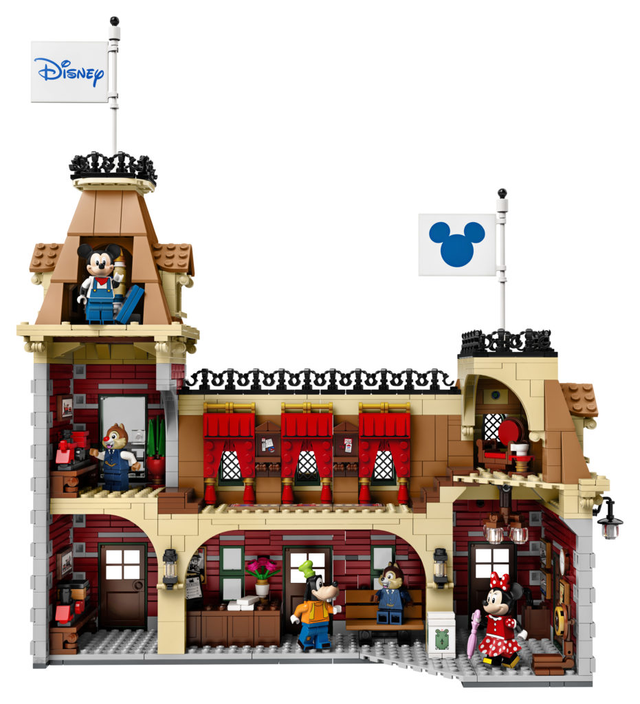 Back of LEGO Disney Train Station