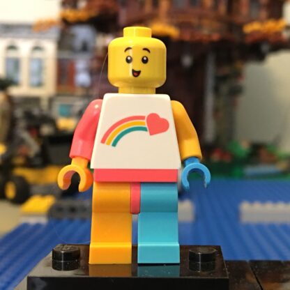 LEGO 71025 CMF Series 19 Rainbow Bear Minifigure - Image 3