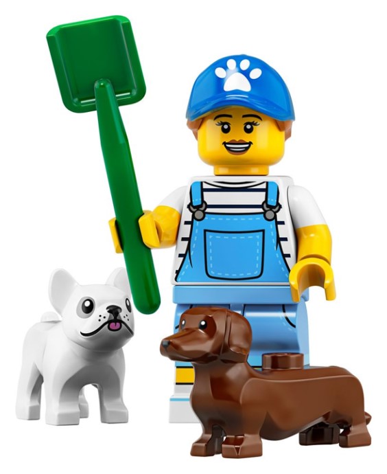 Lego Series 18 CMF Dog Walker Minifigure