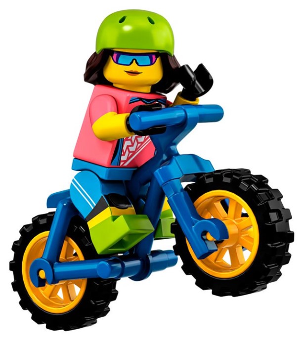 LEGO Series 19 Mountain Biker Minifigure