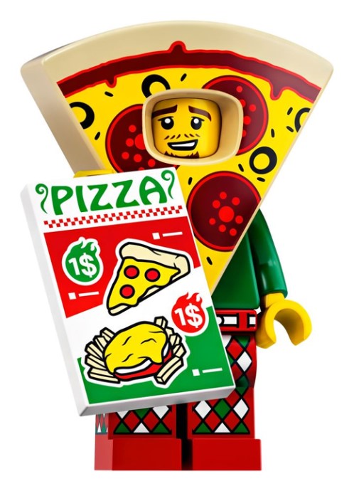 LEGO Series 19 Pizza Guy Minifigure