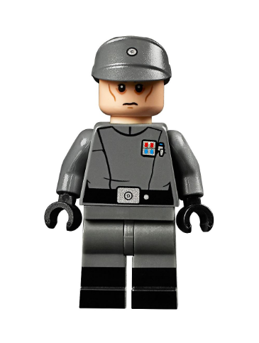 One of only 2 minifigures in the new UCS Imperial Officer from LEGO.  Set number 75252.  This one will be quite rare.