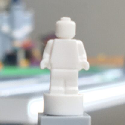 LEGO Trophy or nanofigure - monochrome White