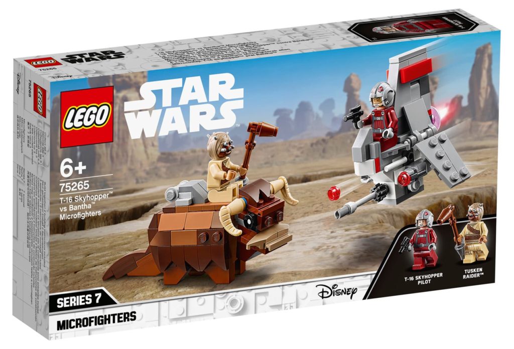 LEGO 75265 Star Wars T-16 Skyhopper Vs. Bantha Microfighter Box Front