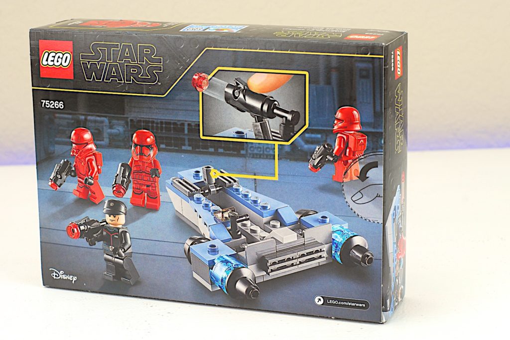 LEGO 75266 Sith Troopers Battle Pack Box Back