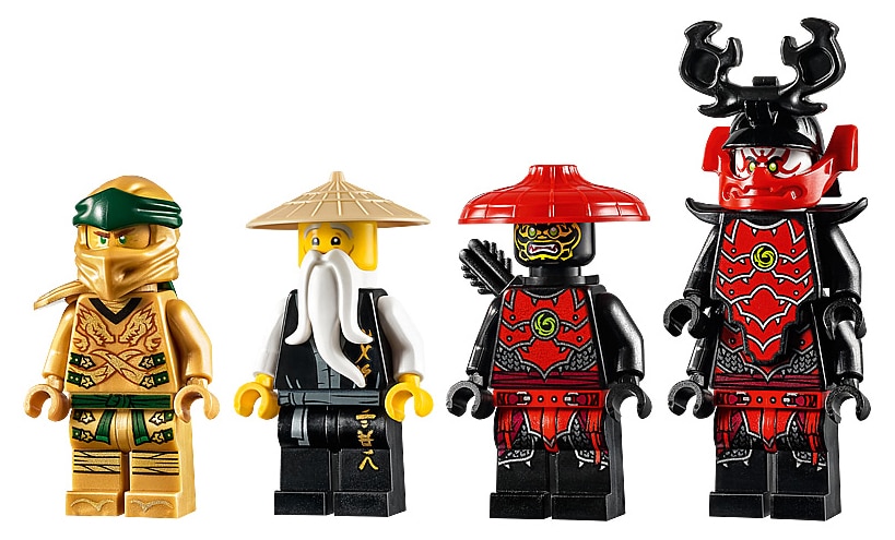 LEGO 71702 Ninjago Golden Mech minifigures