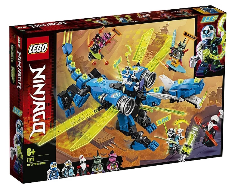 LEGO 71711 Ninjago Jay's Cyber ​​Dragon Box Front