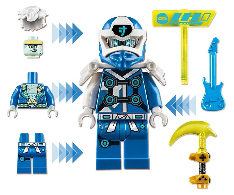 LEGO 71715 Ninjago Avatar Jay - Arcade capsule minifigure