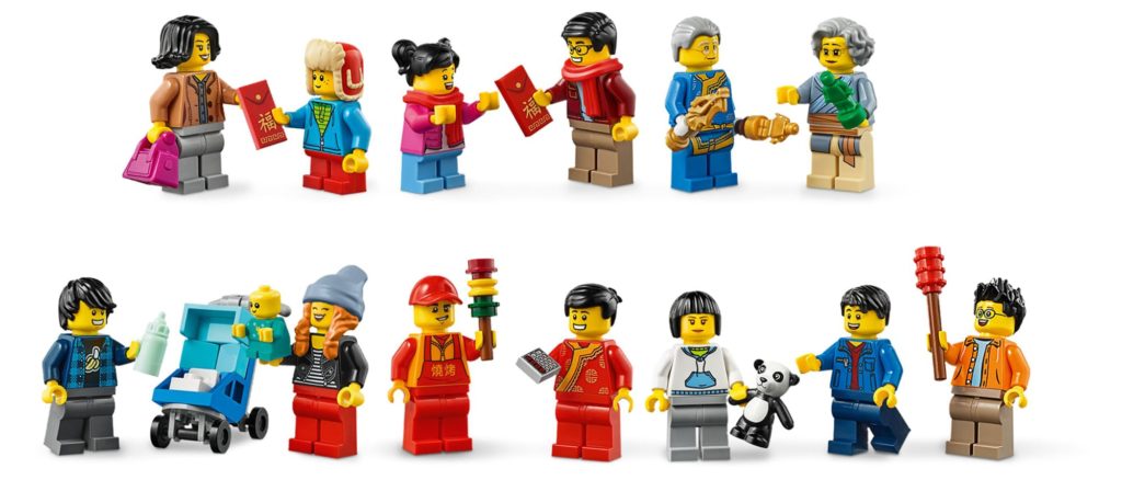 LEGO 80105 Temple Fair minifigs