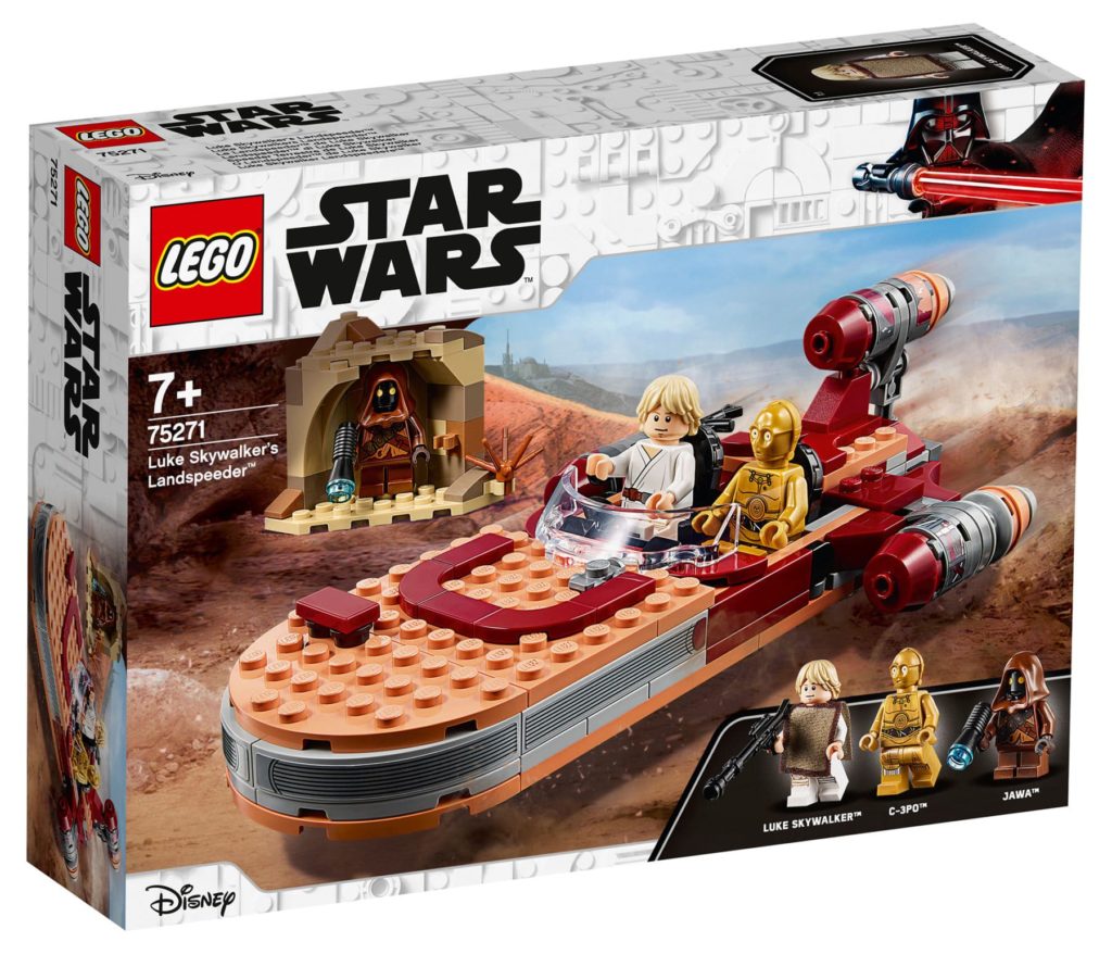 LEGO Star Wars 75271 Lukes Llandspeeder Box Front