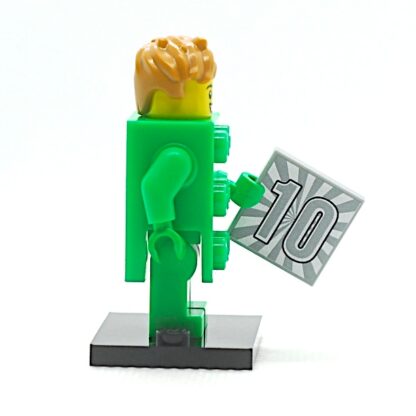 LEGO 71027 CMF 20 Tenth Anniversary Green Brick Suit Guy - Image 2