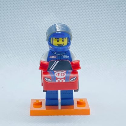 LEGO 71021 CMF Series 18 Minifigures Race Car Guy - Image 2