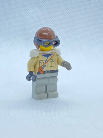 LEGO Baron Von Barron Minifigure with Brown Aviator Cap