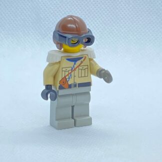 LEGO Baron Von Barron Minifigure with Brown Aviator Cap