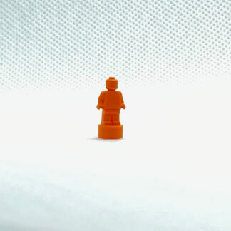 LEGO Monochrome Trophy Nanofigure Orange