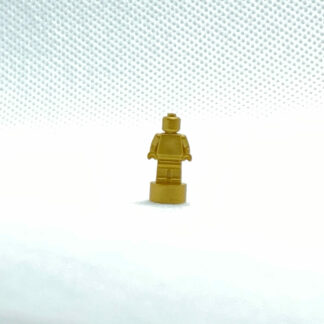 LEGO Trpphy Minifigure Monochrome Metallic Gold