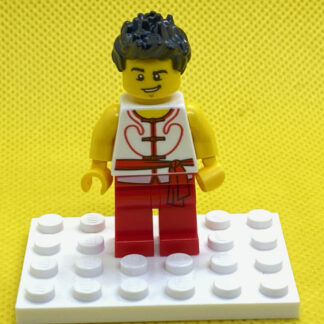 LEGO Minifigure Dragon Boat Race Team Red/White Member 5