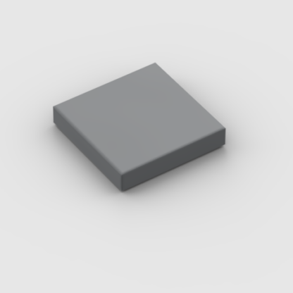 LEGO Part Dark Bluish Grey Tile 2 x 2 with Groove