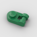 LEGO Part Green Plate, Round 1 x 1 with Bar Handle on Side