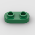 LEGO Part Green Plate, Round 1 x 2 with Two Open Studs