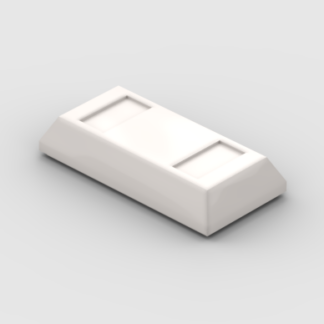 LEGO Part White Ingot - Bar 1x2