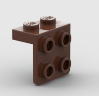 LEGO Reddish Brown L Bracket 1x2 2x2