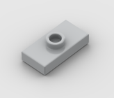 LEGO Part Light Bluish Grey Plate, Modified 1 x 2 with 1 Stud with Groove (Jumper)