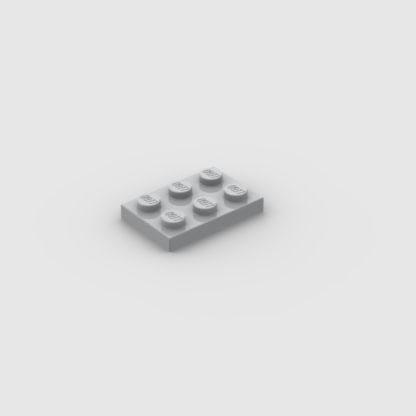 LEGO Part Light Bluish Grey Plate 2 x 3