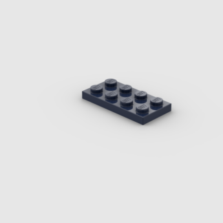 LEGO Part Dark Blue Plate 2 x 4