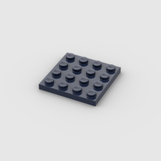 LEGO Part Dark Blue Plate 4x4