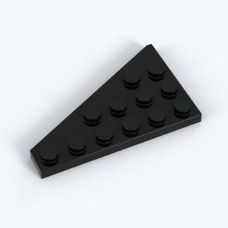 LEGO Part Black Wedge, Plate 6 x 4 Right