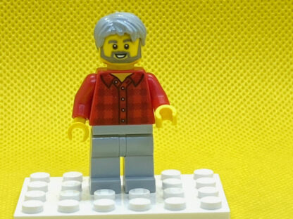 LEGO Man with grey hair and beard Minifigure