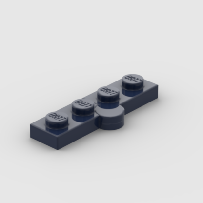 LEGO Part Dark Blue Hinge Plate 1 x 4 Swivel Base with Same Color Hinge Plate 1 x 4 Swivel Top