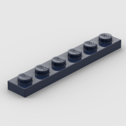 LEGO Part Dark Blue Plate 1 x 6