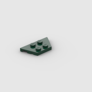 LEGO Part Dark Green Wedge, Plate 2 x 4