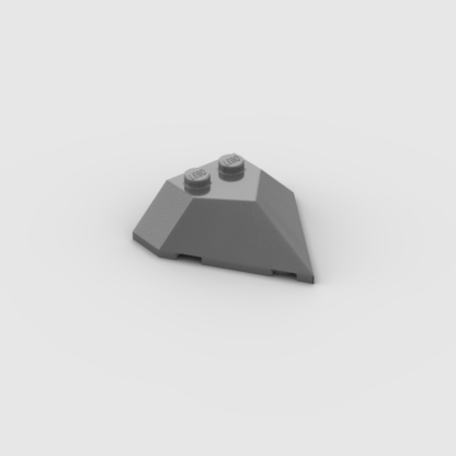 LEGO Part Pearl Dark Grey Wedge 4 x 4 Pointed