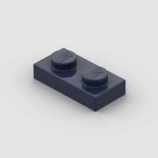 LEGO Part Dark Blue Plate 1x2