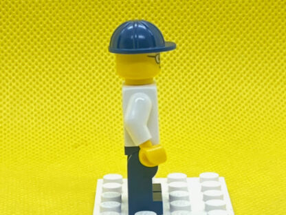 LEGO Male with Vestas Logo on Torso Minifigure - Glasses - Image 4