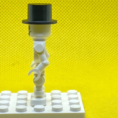 LEGO Minifigure Skeleton with Standard Skull, Black Top Hat - Image 2