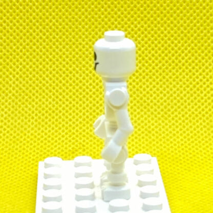 LEGO Minifigure Skeleton with Standard Skull, Bent Arms Vertical Grip - Image 2