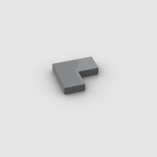 LEGO Part Dark Bluish Gray Tile 2 x 2 Corner