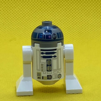 Astromech Droid, R2-D2, Flat Silver Head, Dark Pink Dots and Large Receptor