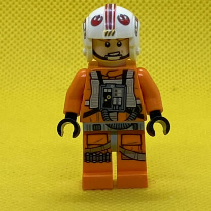 LEGO Star Wars Minifigure Luke Skywalker in Red Leader Pilot Uniform - Image 5