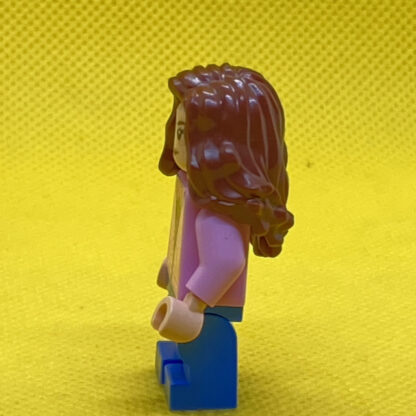 USED LEGO Minifigure Hermione Granger, Bright Pink Jacket - Image 2